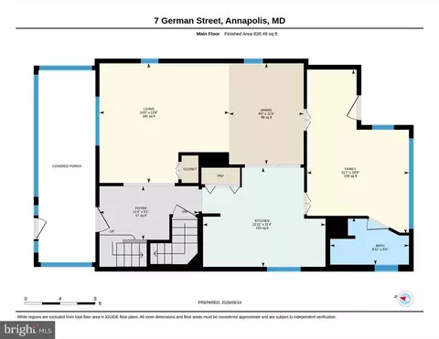 Floorplan - 7 German St, Annapolis, MD 21401 photo 1 of 3