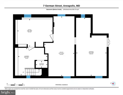 Floorplan - 7 German St, Annapolis, MD 21401 photo 3 of 3