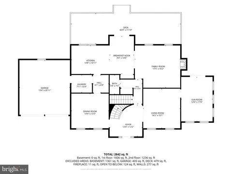 Floorplan - 527 Post Oak Rd, Annapolis, MD 21401 photo 2 of 3