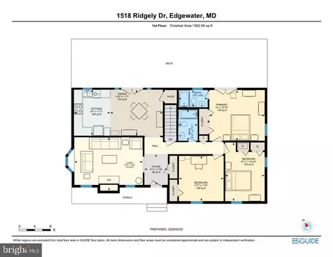 Floorplan - 1518 Ridgely Dr, Edgewater, MD 21037 photo 1 of 3