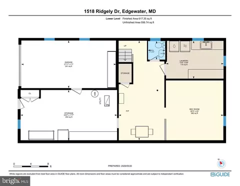 Floorplan - 1518 Ridgely Dr, Edgewater, MD 21037 photo 2 of 3