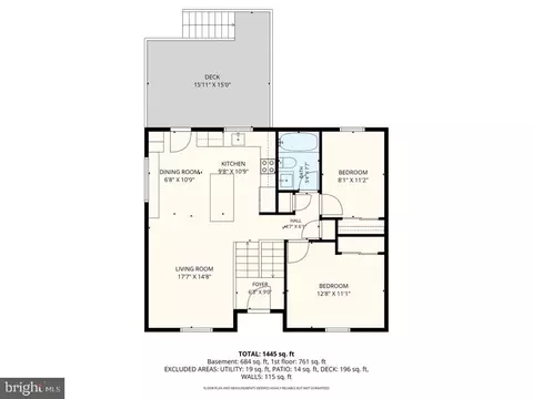 Floorplan - 8140 Silo Ct, Severn, MD 21144 photo 2 of 3