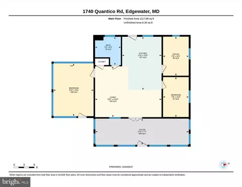 Floorplan - 1740 Quantico Rd, Edgewater, MD 21037 photo 1 of 2