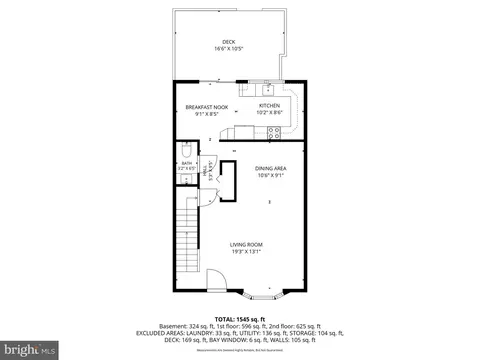 Floorplan - 7663 Sherlock Ct, Pasadena, MD 21122 photo 1 of 3