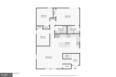 Floorplan - 7803 Outing Ave, Pasadena, MD 21122 photo 1 of 1