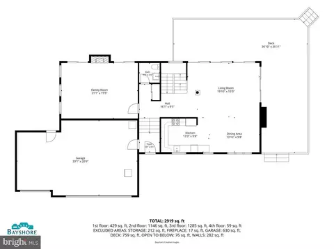 Floorplan - 421 Edgewater Rd, Pasadena, MD 21122 photo 2 of 5