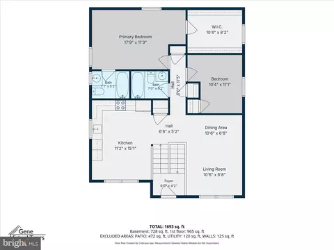 Floorplan - 674 207 Th St, Pasadena, MD 21122 photo 1 of 3