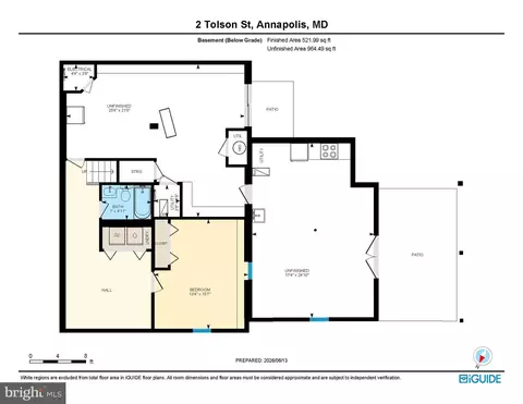 Floorplan - 2 Tolson St, Annapolis, MD 21401 photo 3 of 3