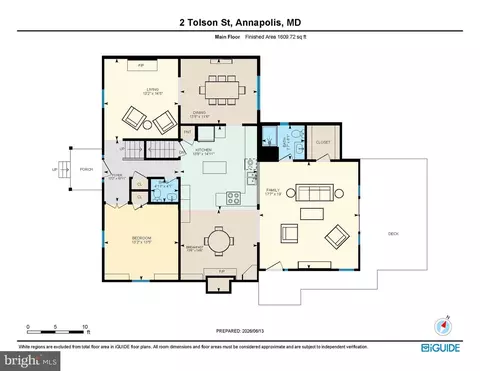 Floorplan - 2 Tolson St, Annapolis, MD 21401 photo 1 of 3