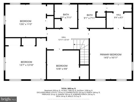 Floorplan - 1552 Widows Mite Rd, Edgewater, MD 21037 photo 3 of 4