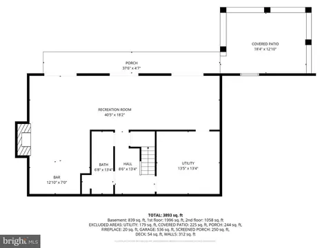 Floorplan - 1552 Widows Mite Rd, Edgewater, MD 21037 photo 4 of 4