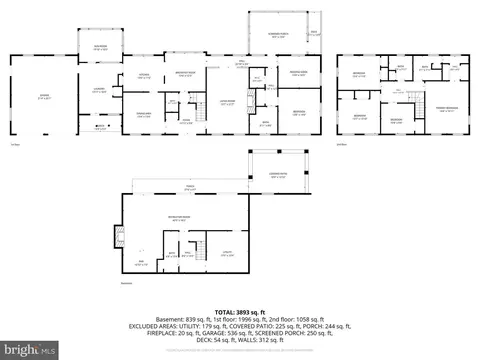 Floorplan - 1552 Widows Mite Rd, Edgewater, MD 21037 photo 1 of 4