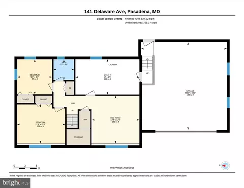 Floorplan - 141 Delaware Ave, Pasadena, MD 21122 photo 1 of 2