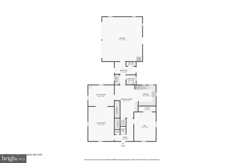 Floorplan - 355 Broadview Ln, Annapolis, MD 21401 photo 2 of 2