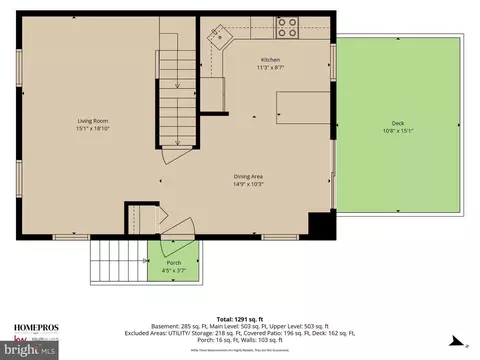 Floorplan - 8650 Head Harbour, Pasadena, MD 21122 photo 2 of 4