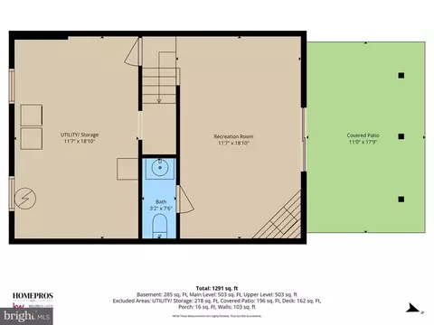 Floorplan - 8650 Head Harbour, Pasadena, MD 21122 photo 1 of 4