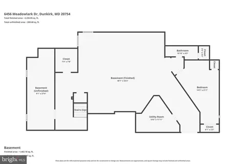 Floorplan - 6456 Meadowlark Dr, Dunkirk, MD 20754 photo 2 of 5
