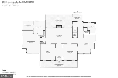 Floorplan - 6456 Meadowlark Dr, Dunkirk, MD 20754 photo 4 of 5