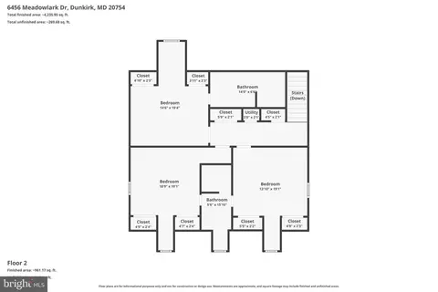 Floorplan - 6456 Meadowlark Dr, Dunkirk, MD 20754 photo 5 of 5