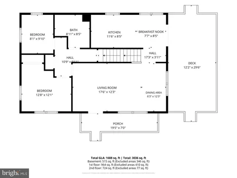 Floorplan - 758 210th St, Pasadena, MD 21122 photo 2 of 4