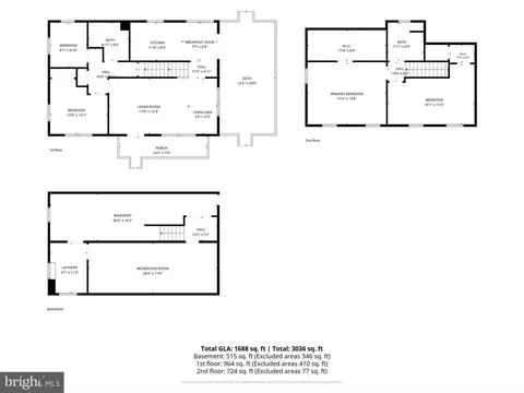 Floorplan - 758 210th St, Pasadena, MD 21122 photo 1 of 4