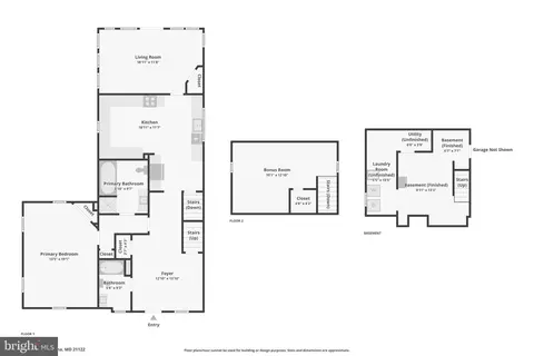 Floorplan - 335 Beach Ave, Pasadena, MD 21122 photo 1 of 2