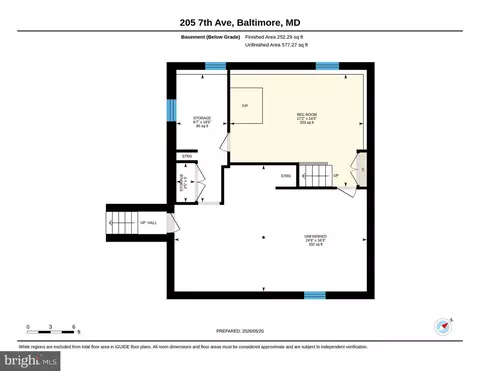 Floorplan - 205 7th Ave, Baltimore, MD 21225 photo 3 of 3