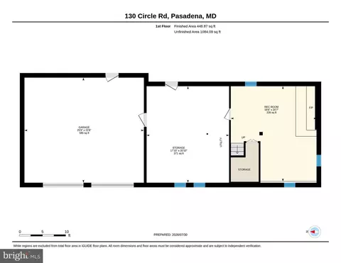 Floorplan - 130 Circle Rd, Pasadena, MD 21122 photo 1 of 2