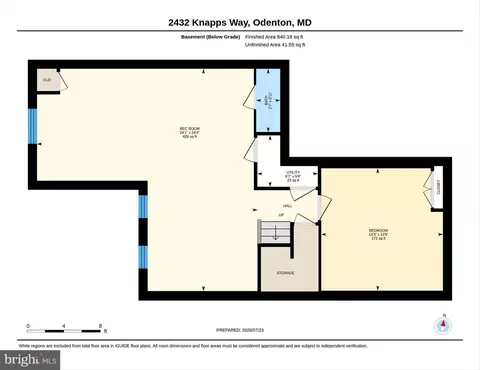 Floorplan - 2432 Knapps Way, Odenton, MD 21113 photo 5 of 6