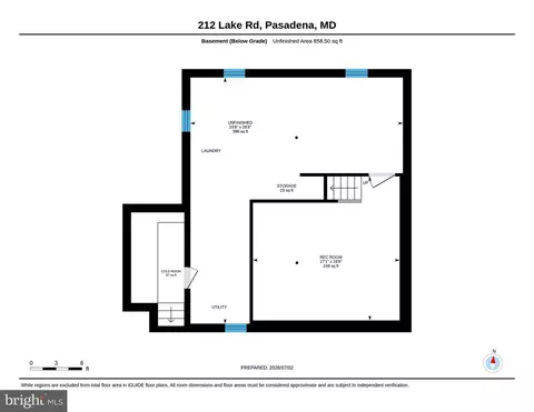 Floorplan - 212 Lake Rd, Pasadena, MD 21122 photo 4 of 5