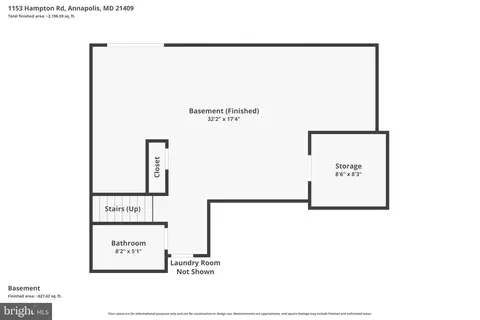 Floorplan - 1153 Hampton Rd, Annapolis, MD 21409 photo 1 of 5