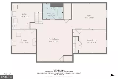 Floorplan - 628 Bruce St, Brooklyn, MD 21225 photo 1 of 3