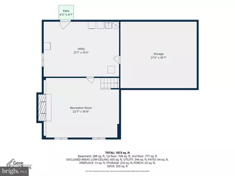 Floorplan - 1838 Brett Ct, Annapolis, MD 21401 photo 3 of 4