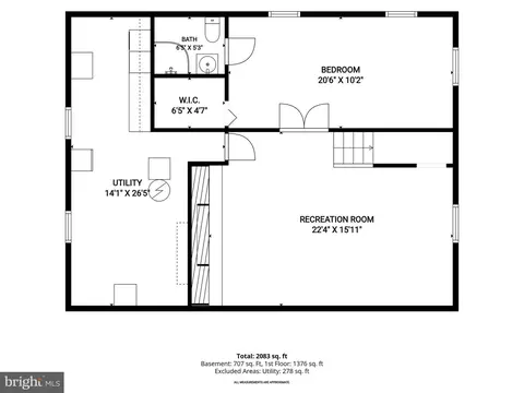 Floorplan - 307 Park Hall S, Laurel, MD 20724 photo 2 of 3