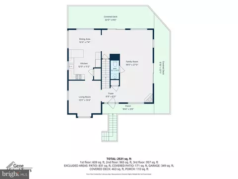 Floorplan - 233 Circle Rd, Pasadena, MD 21122 photo 1 of 4