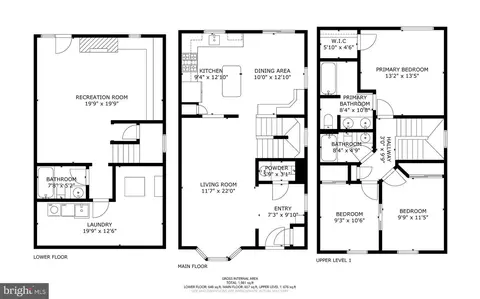 Floorplan - 2023 Compton Ct, Annapolis, MD 21401 photo 1 of 1