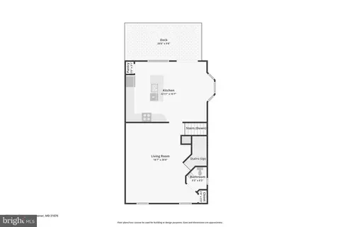 Floorplan - 7644 Sandhurst Ln, Hanover, MD 21076 photo 2 of 3