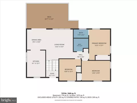 Floorplan - 214 Baybourne Dr, Arnold, MD 21012 photo 1 of 3