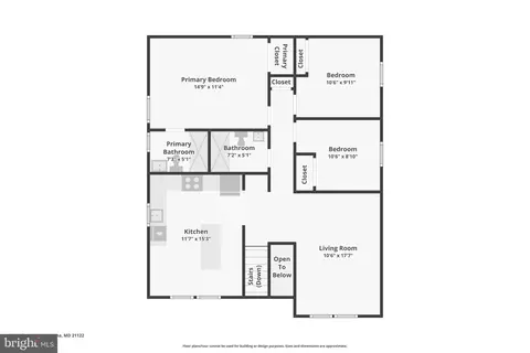 Floorplan - 224 Asbury Rd, Pasadena, MD 21122 photo 2 of 3