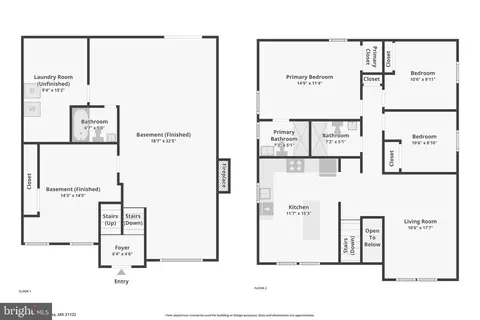 Floorplan - 224 Asbury Rd, Pasadena, MD 21122 photo 1 of 3