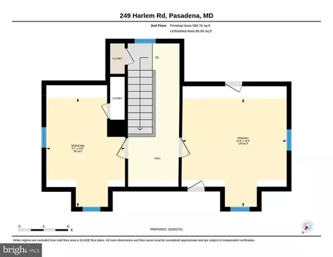 Floorplan - 249 Harlem Rd, Pasadena, MD 21122 photo 3 of 4