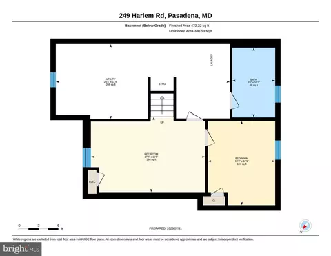 Floorplan - 249 Harlem Rd, Pasadena, MD 21122 photo 4 of 4
