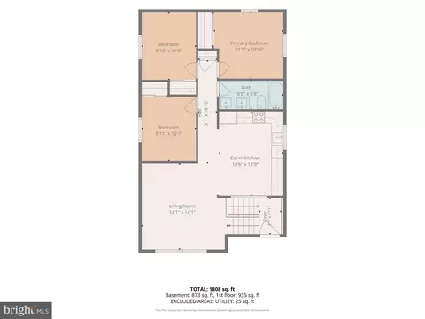 Floorplan - 415 Orchard Ave, Brooklyn, MD 21225 photo 2 of 3