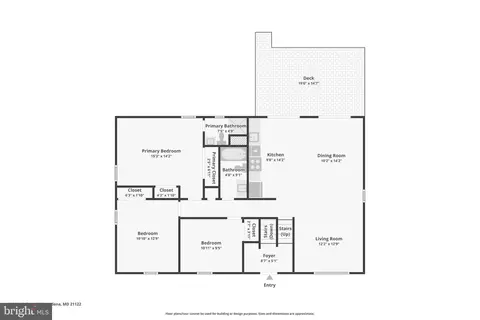 Floorplan - 1398 Rainbow Dr, Pasadena, MD 21122 photo 1 of 2