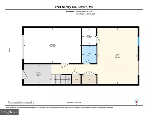 Floorplan - 7724 Sentry Ter, Severn, MD 21144 photo 2 of 4