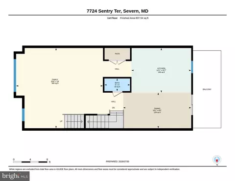 Floorplan - 7724 Sentry Ter, Severn, MD 21144 photo 3 of 4