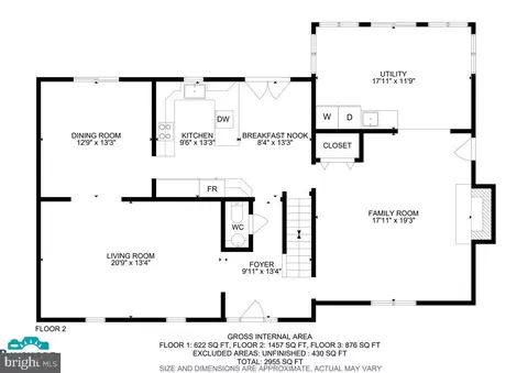 Floorplan - 1239 Lorene Dr, Pasadena, MD 21122 photo 2 of 4