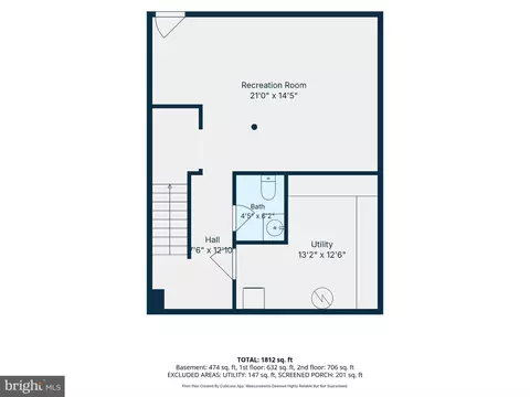 Floorplan - 3464 Brookhaven Rd, Pasadena, MD 21122 photo 1 of 4