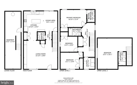 Floorplan - 556 Sunset Knoll Rd, Pasadena, MD 21122 photo 1 of 3