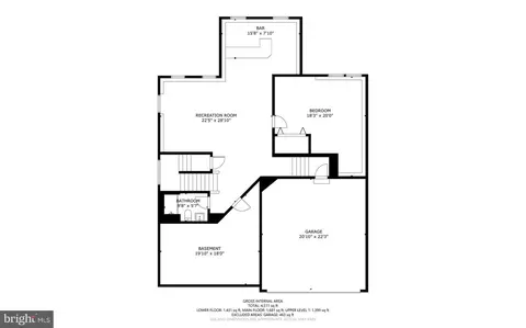 Floorplan - 206 Bowen Ct, Annapolis, MD 21401 photo 2 of 4